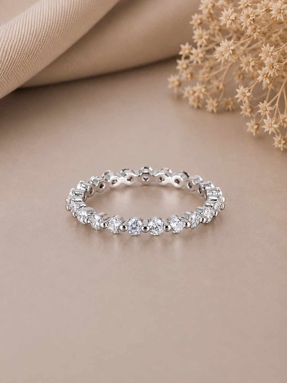 Silver Eternity Band